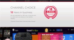 Desktop Screenshot of channelchoice.net