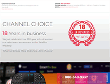 Tablet Screenshot of channelchoice.net